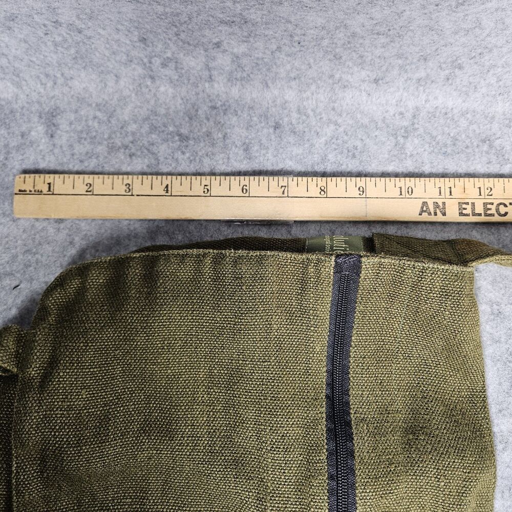 Ecolution Olive Hemp Crossbody Messenger Bag Eco Friendly Natural READ - Picture 6 of 12